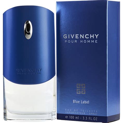 givenchy pour homme blue label deodorant spray|Givenchy perfume remove label.